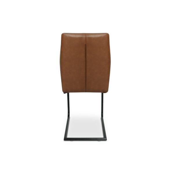 Solid Acacia Natural Wood Manhattan 1.6M Dining Table with Faux Leather Renzo Dining Chairs Set - Image 10