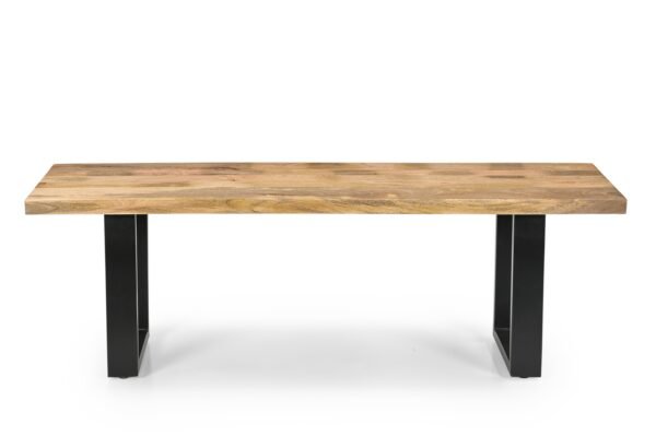 Solid Mango Wood Arlington Dining Bench - Image 2