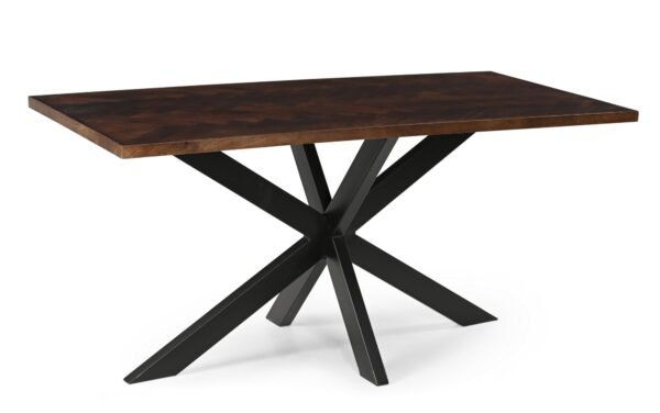 Solid Mango Wood Hudson 1.6M Dining Table with Metal Legs - Image 7